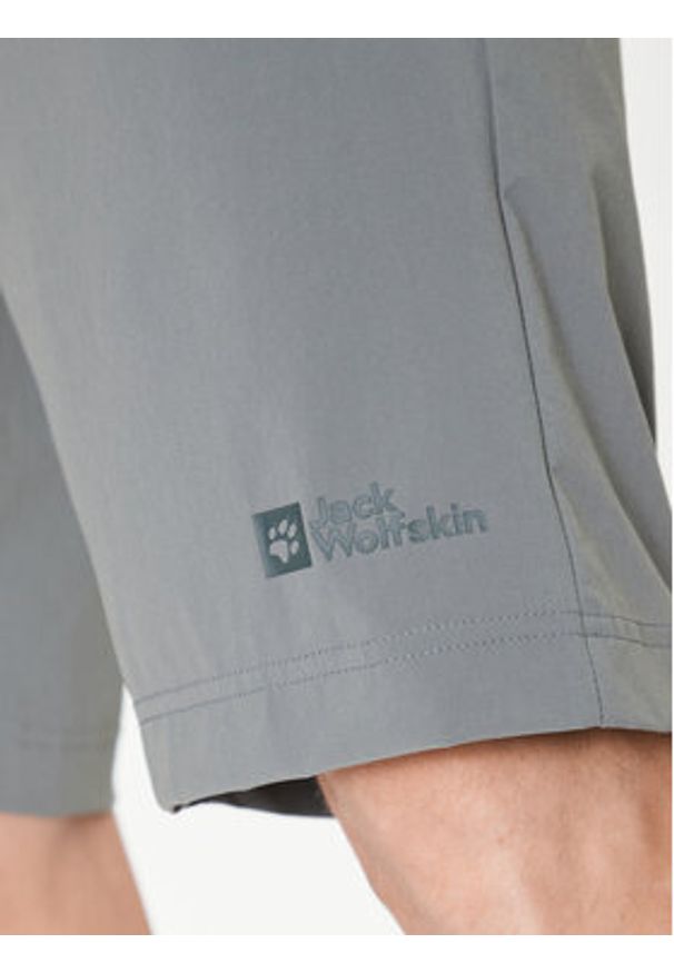 Jack Wolfskin Szorty sportowe Prelight 1508081 Zielony Regular Fit. Kolor: zielony. Materiał: syntetyk. Styl: sportowy