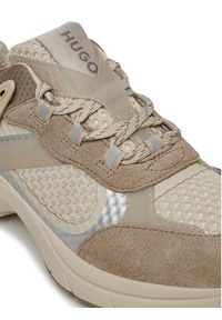 Hugo - HUGO Sneakersy GO2 50536259 Beżowy. Kolor: beżowy. Materiał: zamsz, skóra #5