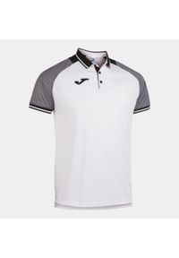 Koszulka polo do tenisa męska Joma Essential II. Typ kołnierza: polo. Kolor: czarny, biały, wielokolorowy. Sport: tenis