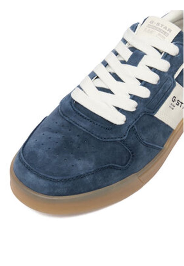 G-Star RAW - G-Star Raw Sneakersy CEO-SANDER-01 Niebieski. Kolor: niebieski. Materiał: skóra, zamsz