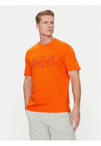 Napapijri T-Shirt S-Vanni NP0A4IEA Pomarańczowy Regular Fit. Kolor: pomarańczowy. Materiał: bawełna #1