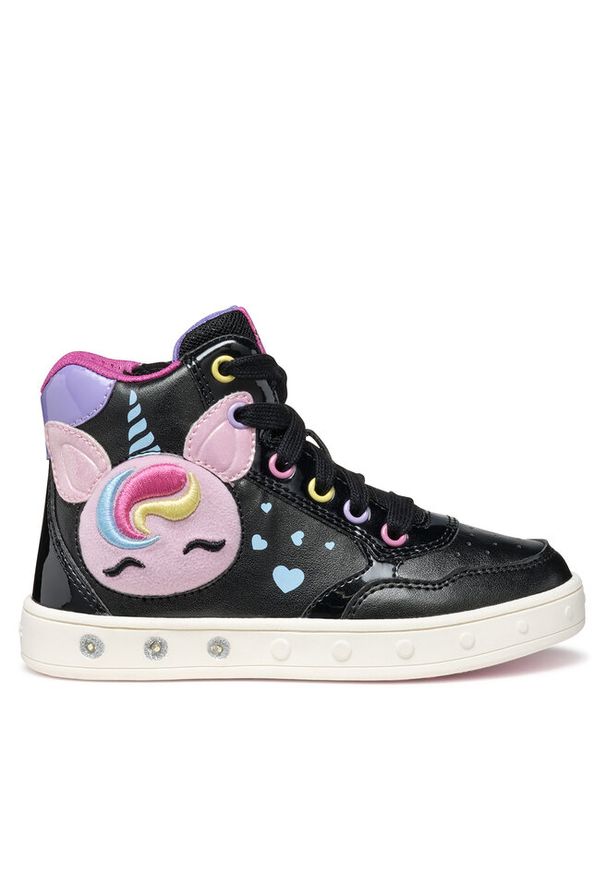 Sneakersy Geox. Kolor: czarny