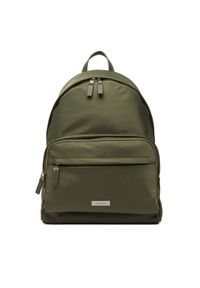 Calvin Klein Saszetka Sleek Round Backpack LV04D3143G Zielony. Kolor: zielony. Materiał: skóra #1