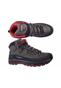 Buty trekkingowe męskie Grisport Marrone Dakar Trekking. Wysokość cholewki: za kostkę. Zapięcie: sznurówki. Kolor: szary, wielokolorowy. Materiał: guma, materiał, tkanina, skóra. Szerokość cholewki: normalna. Sport: turystyka piesza