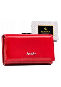 ROVICKY - Portfel damski Rovicky RPX-23-ML czerwony. Kolor: czerwony #1