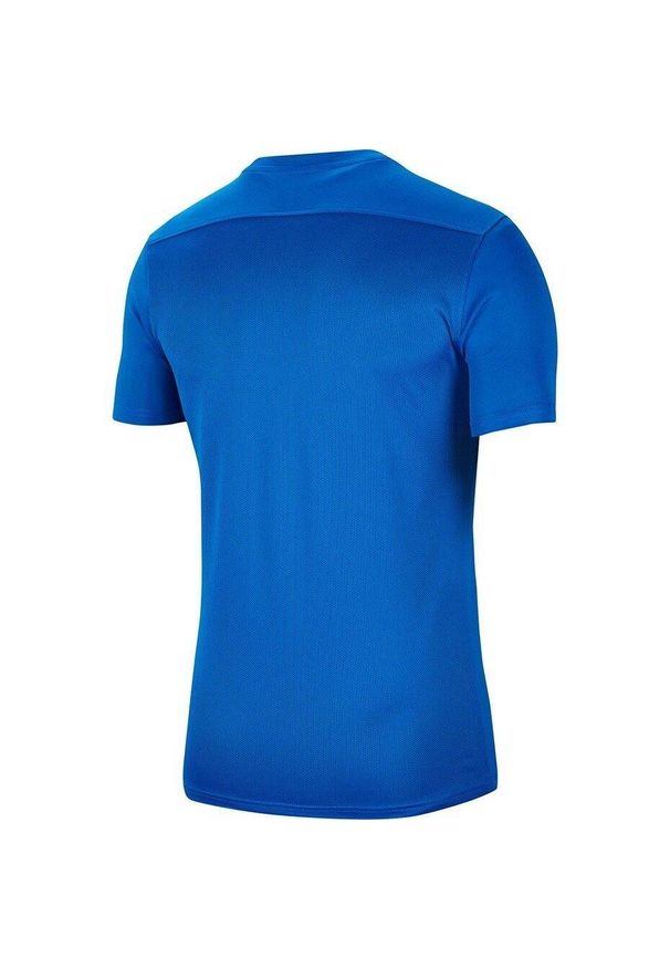 Koszulka piłkarska dziecięca Nike Dry Park VII treningowa szybkoschnąca Dri Fit. Kolor: niebieski. Technologia: Dri-Fit (Nike). Sport: piłka nożna