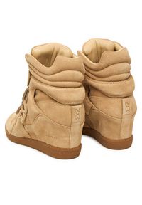 Nokwol Sneakersy Demmi Beżowy. Kolor: beżowy. Materiał: zamsz, skóra #6