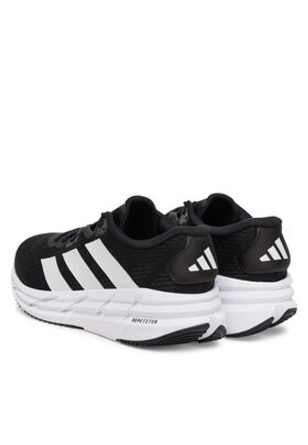 Adidas - adidas Buty do biegania adistar 4 JR0318 Czarny. Kolor: czarny. Materiał: materiał