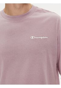 Champion T-Shirt 219787 Fioletowy Regular Fit. Kolor: fioletowy. Materiał: bawełna #5