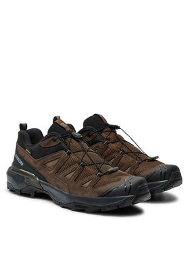 salomon - Salomon Sneakersy X Ultra 360 Leather Gore-Tex L47571200 Brązowy. Kolor: brązowy. Materiał: materiał. Technologia: Gore-Tex