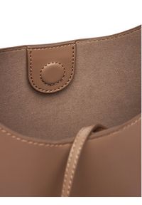 Calvin Klein Torebka Hardware Adj Strap Medium Bag LV04F3402G Beżowy. Kolor: beżowy. Materiał: skórzane #7