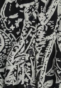 Born2be - Beżowo-Czarna Sukienka Rozkloszowana z Wiązanym Paskiem Gylten. Kolor: beżowy. Materiał: materiał. Typ sukienki: koszulowe. Długość: maxi #7