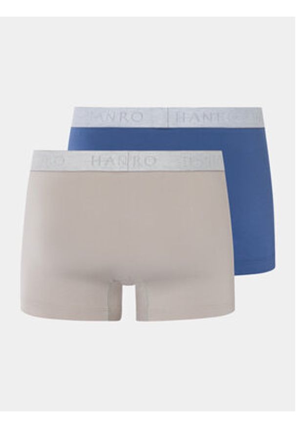 Hanro Komplet 2 par bokserek 73078 Kolorowy. Materiał: bawełna. Wzór: kolorowy