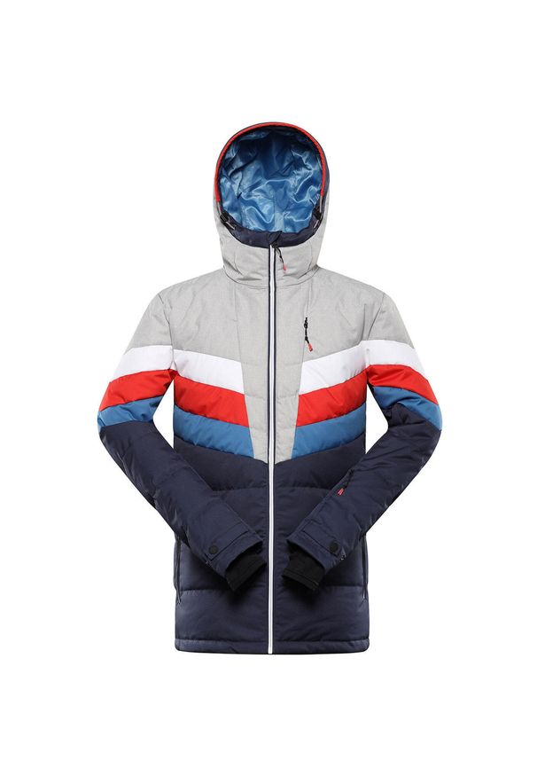 ALPINE PRO - Wodoodporna męska kurtka zimowa Alpine Pro Feedr 2XL. Kolor: fioletowy. Sezon: zima. Sport: turystyka piesza