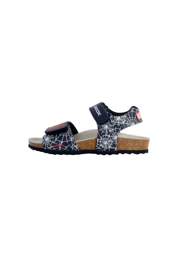 Geox - Sandały GEOX J GHITA BOY Niebieski. Kolor: niebieski. Materiał: syntetyk, tkanina. Sezon: lato