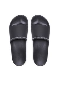 Calvin Klein Klapki Pool Slide Rubber HM0HM00981 Czarny. Kolor: czarny