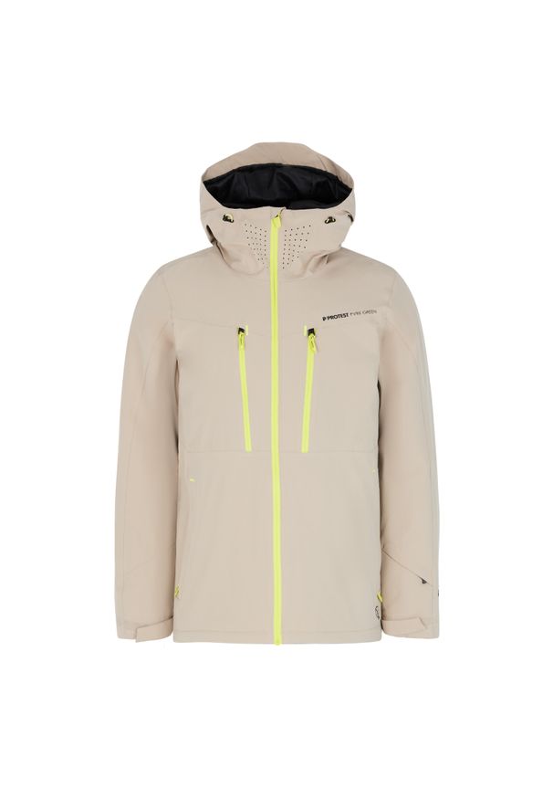 Kurtka narciarska Protest Timothy. Kolor: beżowy, wielokolorowy, brązowy. Sezon: zima. Sport: narciarstwo