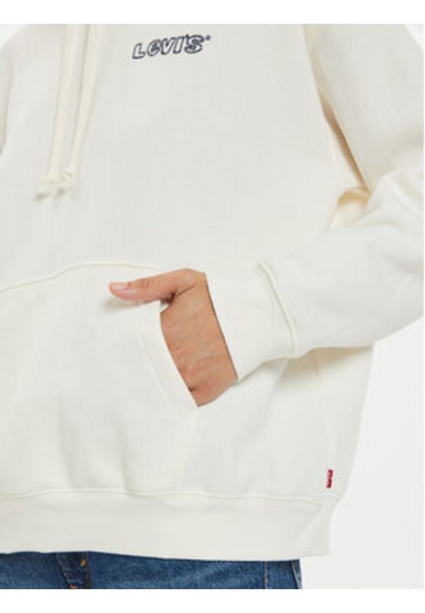 Levi's® Bluza Graphic Everyday A8801-0008 Biały Regular Fit. Kolor: biały. Materiał: syntetyk