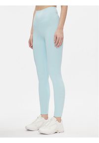 Calvin Klein Performance Legginsy 00GWS3L602 Niebieski Slim Fit. Kolor: niebieski. Materiał: syntetyk #1