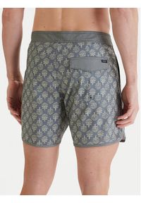 RVCA Szorty kąpielowe Freeport M1072RFT Szary Regular Fit. Kolor: szary. Materiał: bawełna #4