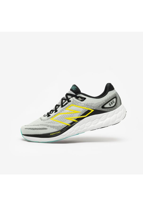 Buty do biegania męskie New Balance Fresh Foam X More 680 V8. Okazja: na co dzień. Kolor: szary. Szerokość cholewki: normalna. Sport: bieganie