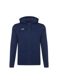 CAPELLI SPORT - Bluza piłkarska męska Capelli Basics Adult Zip Hoodie. Kolor: niebieski. Sport: piłka nożna