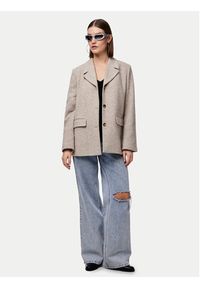 Pieces Top Franan 17146424 Czarny Regular Fit. Kolor: czarny. Materiał: syntetyk #6