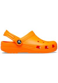 Klapki Crocs Model Classic Clog T Kolor Pomarańczowy. Kolor: pomarańczowy. Materiał: guma, syntetyk, materiał