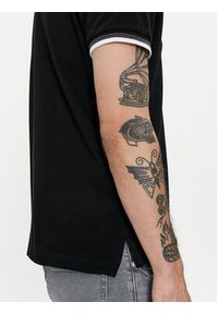 Geox Polo M4510Q T2649 F9000 Czarny Regular Fit. Typ kołnierza: polo. Kolor: czarny. Materiał: bawełna #3