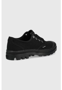Palladium tenisówki Pampa Oxford damskie kolor czarny. Nosek buta: okrągły. Kolor: czarny. Materiał: guma #2