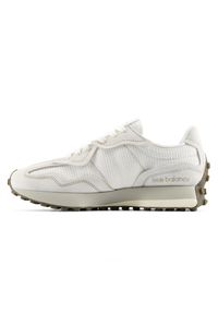 Buty unisex New Balance U327W2L5 – białe. Okazja: na co dzień. Kolor: biały. Materiał: syntetyk, materiał, guma, zamsz. Szerokość cholewki: normalna #5