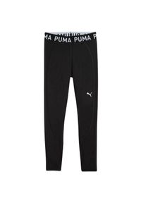 Puma - Damskie Legginsy Treningowe Strong Training Leggings. Kolor: czarny. Sport: turystyka piesza