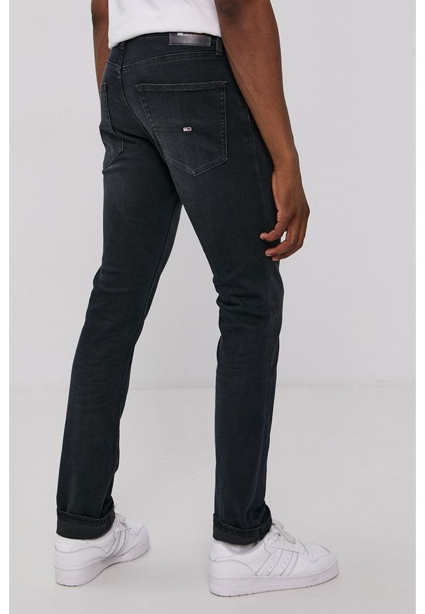 Tommy Jeans Jeansy męskie. Kolor: czarny