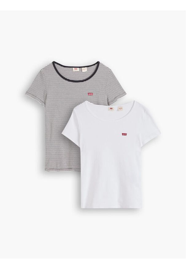 Levi's® Komplet 2 t-shirtów 74856-0014 Kolorowy Slim Fit. Materiał: syntetyk. Wzór: kolorowy