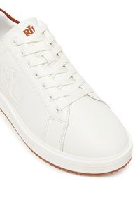 Lauren Ralph Lauren - LAUREN RALPH LAUREN Sneakersy Ainsley Sk Ltl 802979188001 Biały. Kolor: biały. Materiał: skóra #3