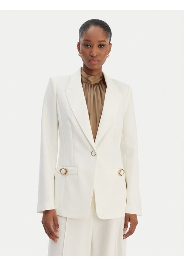 Marciano Guess Marynarka 6RGN03 7357A Écru Regular Fit. Materiał: syntetyk