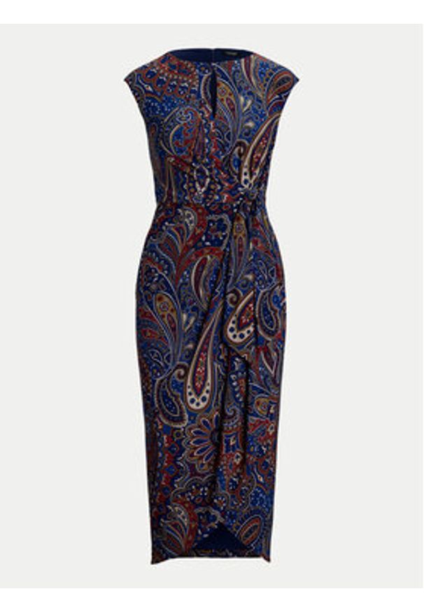 Lauren Ralph Lauren - LAUREN RALPH LAUREN Sukienka codzienna 250957700001 Kolorowy Slim Fit. Okazja: na co dzień. Materiał: syntetyk. Wzór: kolorowy. Typ sukienki: proste. Styl: casual