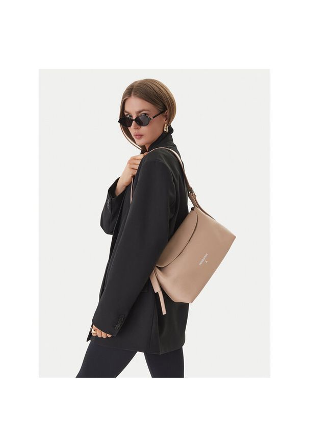 Torebka Patrizia Pepe. Kolor: beżowy