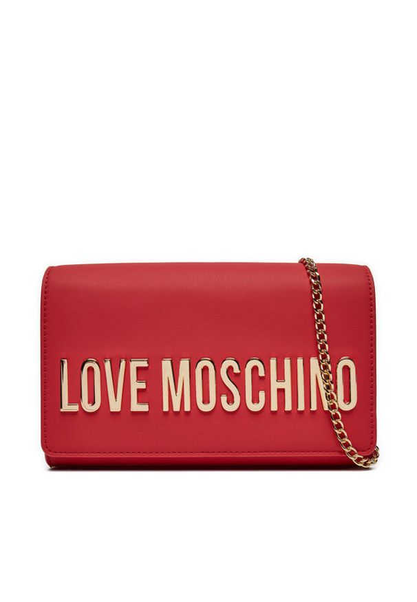 Love Moschino - LOVE MOSCHINO Torebka JC4103PP1LKD0500 Czerwony. Kolor: czerwony. Materiał: skórzane