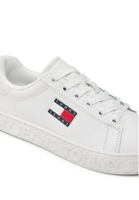 Tommy Jeans Sneakersy Tjw Logo Outsole Sneaker Ess EN0EN02703 Biały. Kolor: biały. Materiał: skóra #4