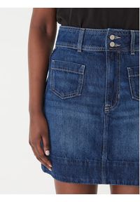 BOSS Spódnica jeansowa 50559404 Niebieski Regular Fit. Kolor: niebieski. Materiał: bawełna #3