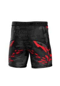 Spodenki Vale Tudo do MMA męskie EXTREME HOBBY BLACK PANTHER. Kolor: czerwony, czarny, wielokolorowy. Materiał: poliester, elastan