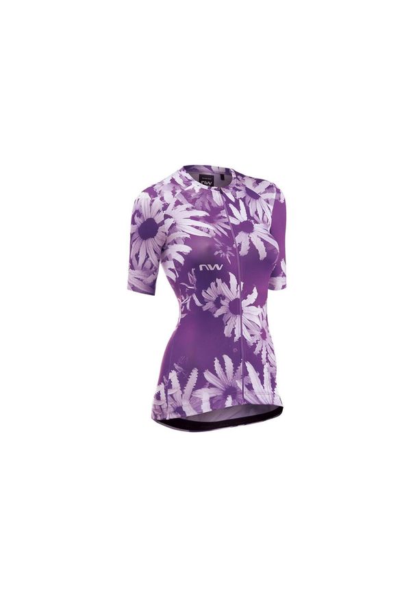 Koszulka rowerowa damska NORTHWAVE Blade Woman Jersey fioletowy. Kolor: fioletowy. Materiał: jersey. Sport: kolarstwo
