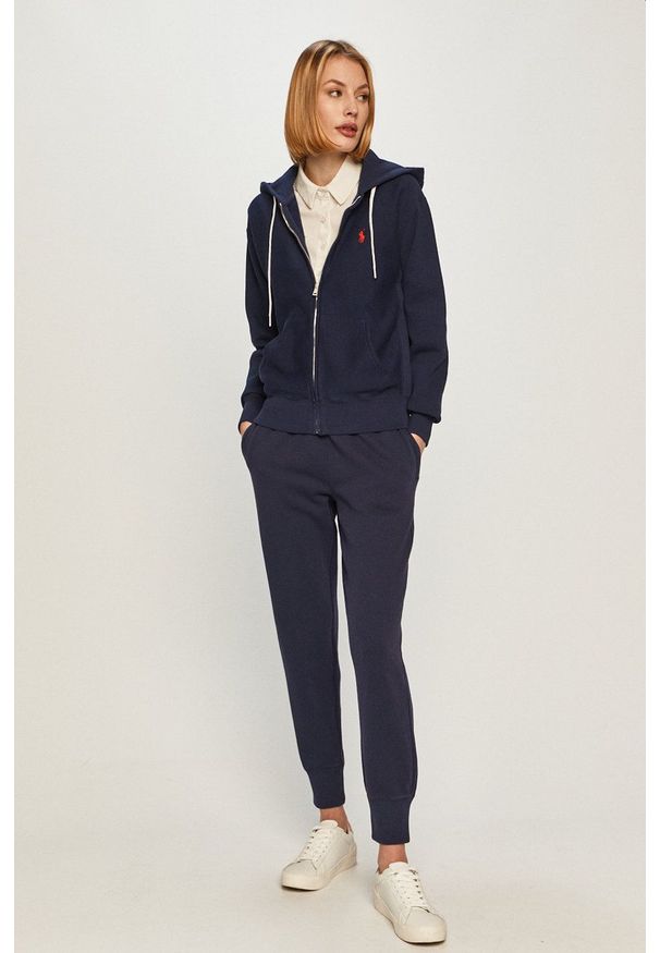 Polo Ralph Lauren - Bluza. Okazja: na co dzień. Typ kołnierza: polo. Kolor: niebieski. Styl: casual