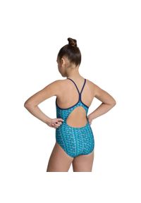 Dziewczęcy jednoczęściowy kostium kąpielowy Arena Starfish Lightdrop. Kolor: niebieski #1