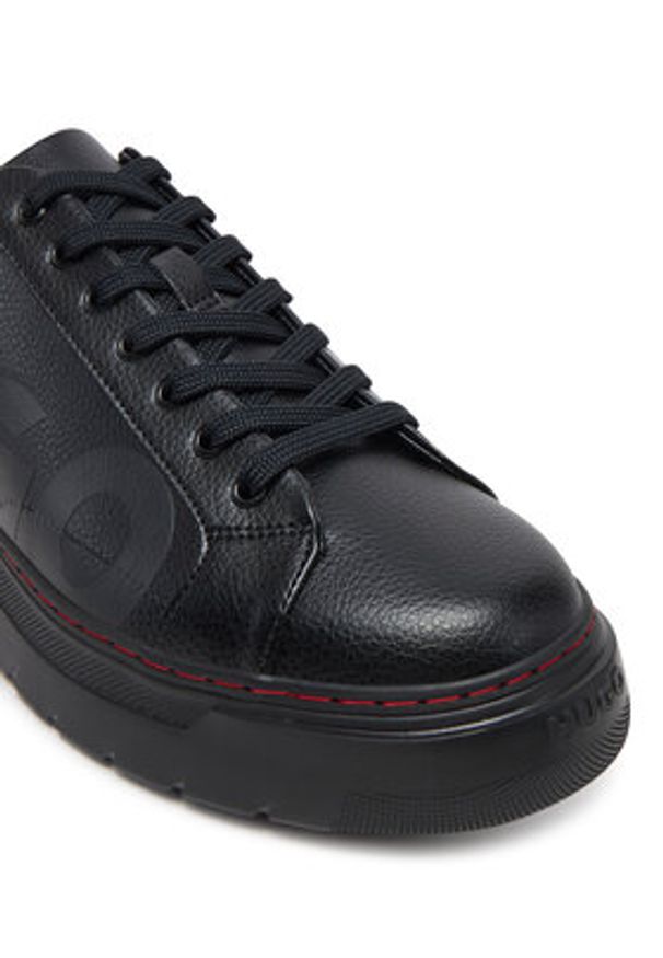 Hugo - HUGO Sneakersy Urian 50536283 Czarny. Kolor: czarny. Materiał: skóra