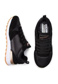 skechers - Skechers Sneakersy Goldn Gurl 111/BLK Czarny. Kolor: czarny. Materiał: materiał #5