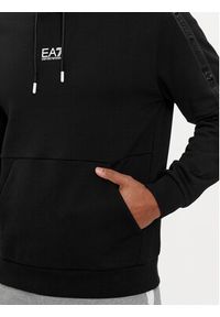 EA7 Emporio Armani Bluza 3DPM59 PJ07Z 1200 Czarny Regular Fit. Kolor: czarny. Materiał: bawełna #4