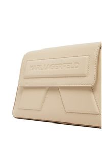 Karl Lagerfeld - KARL LAGERFELD Torebka A1W30155 Beżowy. Kolor: beżowy. Materiał: skórzane #5