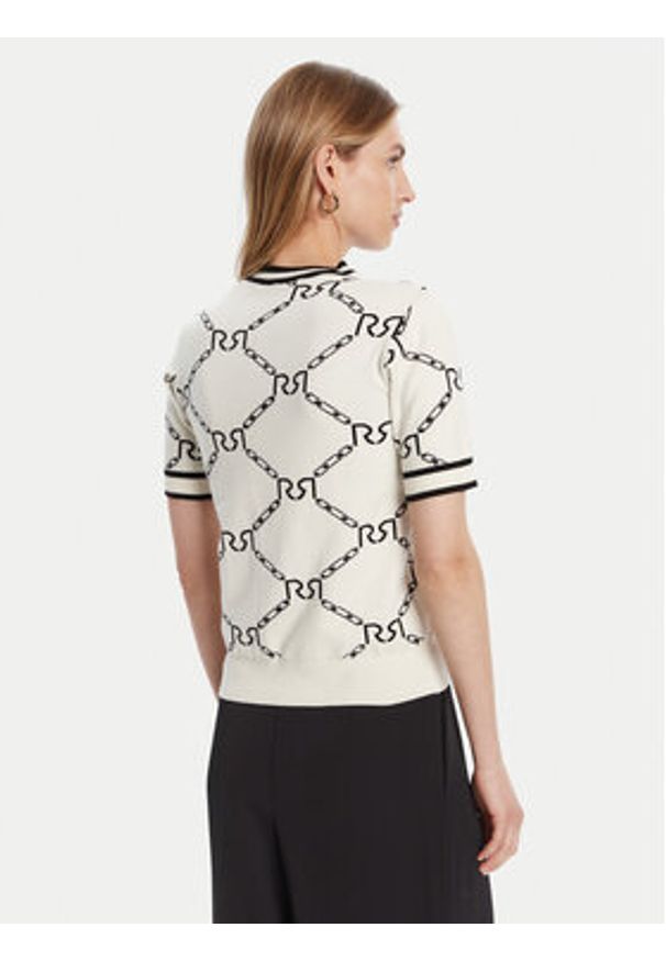 Rinascimento Sweter CFM0011924003 Beżowy Regular Fit. Kolor: beżowy. Materiał: wiskoza